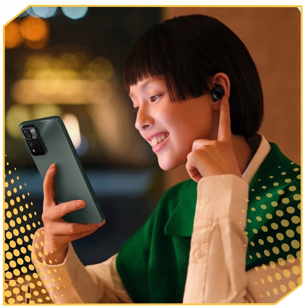 SŁUCHAWKI DOUSZNE XIAOMI REDMI BUDS 3 LITE BLUETOOTH DO BIEGANIA SPORTOWE Wysokość produktu 4.6 cm